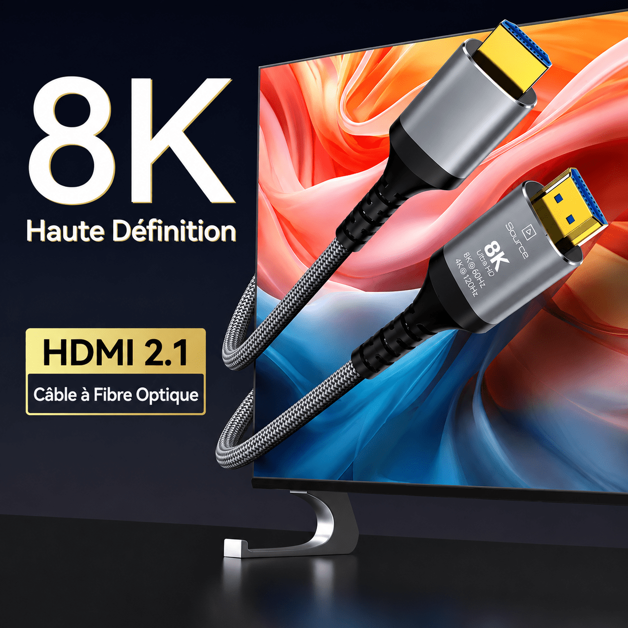 Câble HDMI 2.1 - 8K Ultra HD