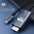 Câble USB-C vers HDMI 4K – 2 m